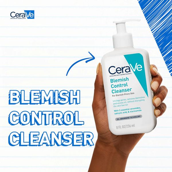Sữa Rửa Mặt Cerave Hỗ Trợ Giảm Mụn Blemish Control Cleanser