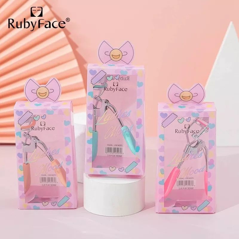 [NHẬP KHẨU] Dụng Cụ Bấm Mi Cán Nhựa Tiện Lợi RubyFace Eyelash Curler JMJ - Màu Ngẫu Nhiên