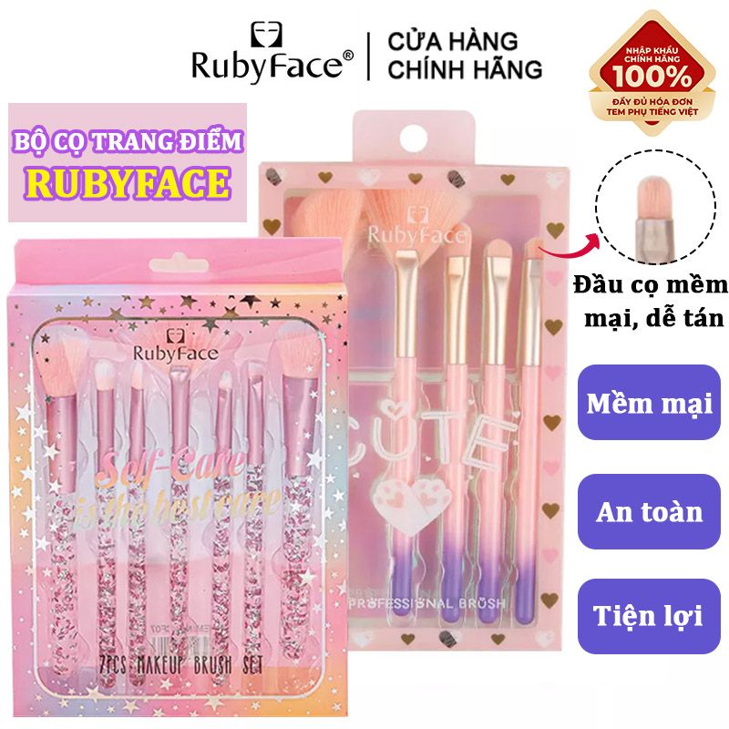 [NHẬP KHẨU] Bộ Cọ Trang Điểm Chuyên Dụng RubyFace Makeup Brush