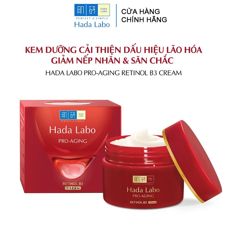 Kem Dưỡng Cải Thiện Da Lão Hóa Hada Labo Pro Anti Aging Lifting Cream 50g