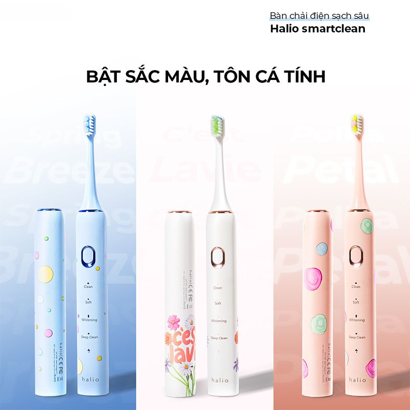 Bàn Chải Điện Halio Sonic Smartclean Electric Toothbrush