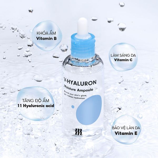 Serum By Merzy Dưỡng Ẩm Chuyên Sâu, Căng Mịn Da V-Hyaluronic Acid Moisture Ampoule 100ml