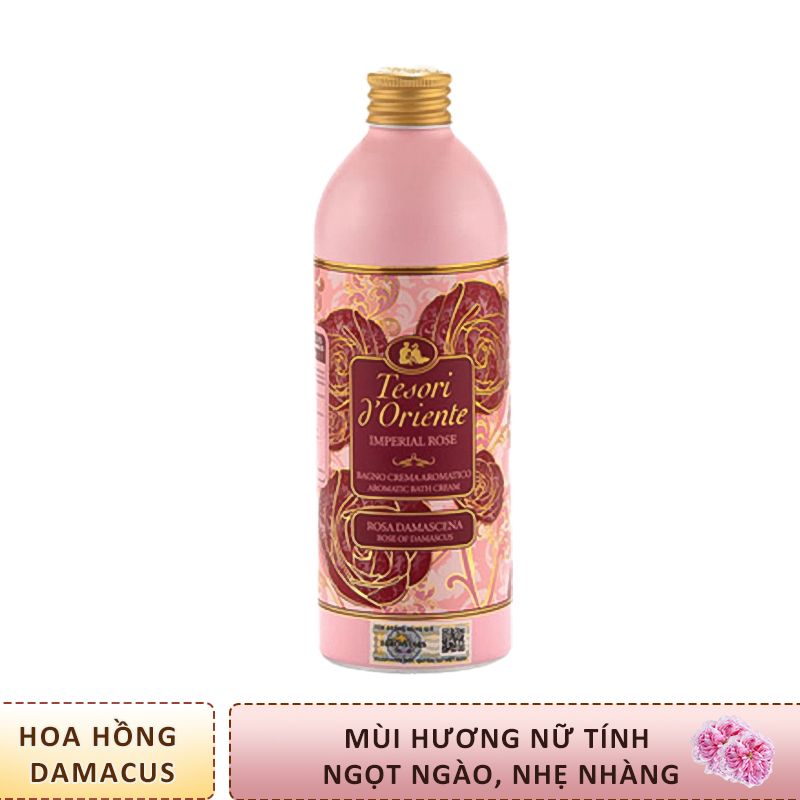 Sữa Tắm Hương Nước Hoa Ý Cao Cấp Nhiều Mùi Tesori d'Oriente Aromatic Bath Cream