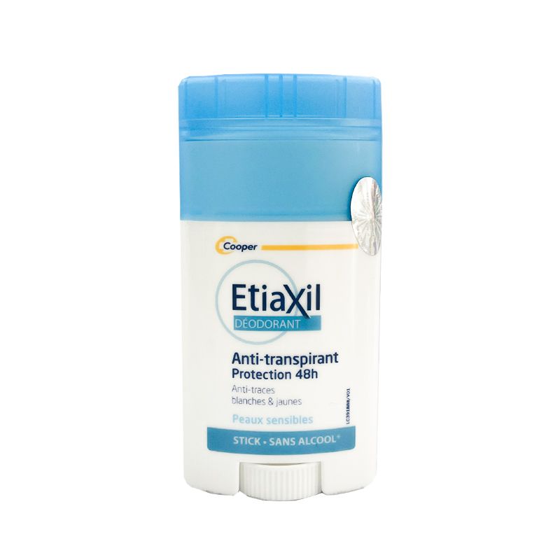 Lăn Khử Mùi Hằng Ngày Dạng Sáp Etiaxil Deodorant Douceur 48H Peaux Sensibles Stick 40g (Che tên sản phẩm khi giao hàng)