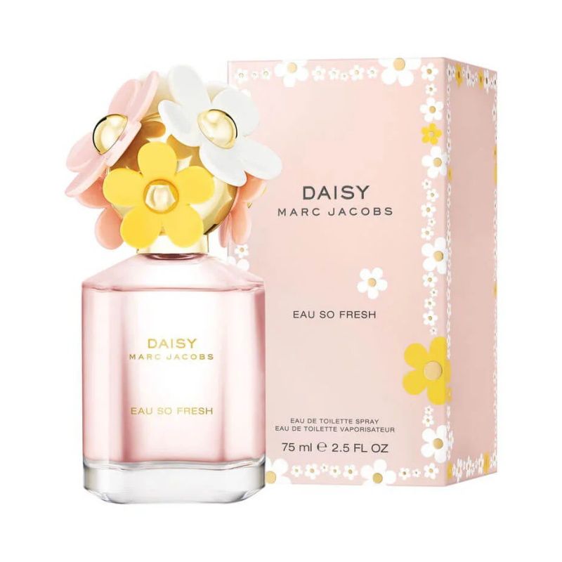 Nước Hoa Nữ Cao Cấp Hương Trái Cây & Hoa Cỏ Marc Jacobs Daisy Eau So Fresh Eau De Toilette 75ml