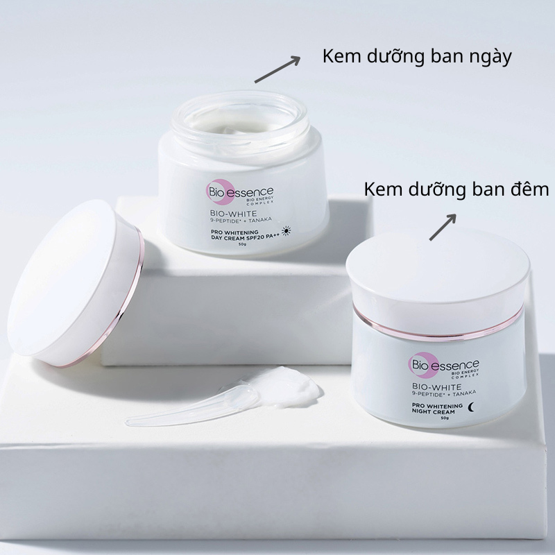 Kem Dưỡng Cấp Ẩm, Hỗ Trợ Dưỡng Sáng Da Ban Đêm Bio-essence Bio White Pro Whitening Night Cream 50g