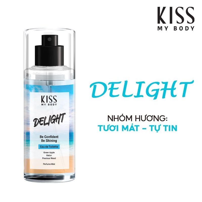 Xịt Thơm Toàn Thân Hương Nước Hoa Kiss My Body Perfume Mist 88ml