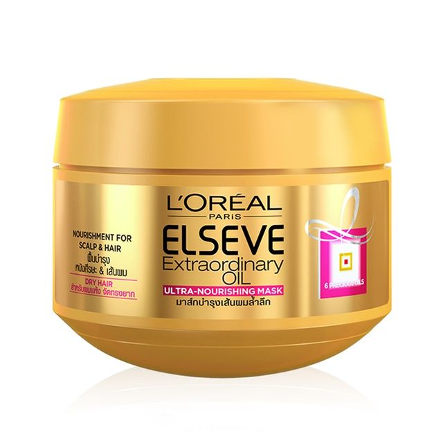 Kem Ủ Tóc Suôn Mượt Chiết Xuất Tinh Dầu Hoa L'Oreal Elseve Extraordinary Oil Ultra Nourishing Mask 200ml