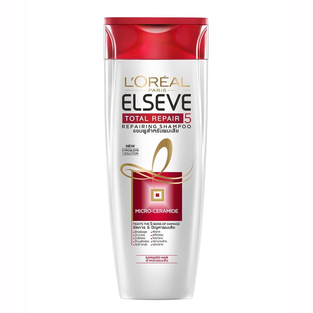 Dầu Gội Phục Hồi Tóc Hư Tổn L'Oreal Elseve Total Repair 5 Shampoo