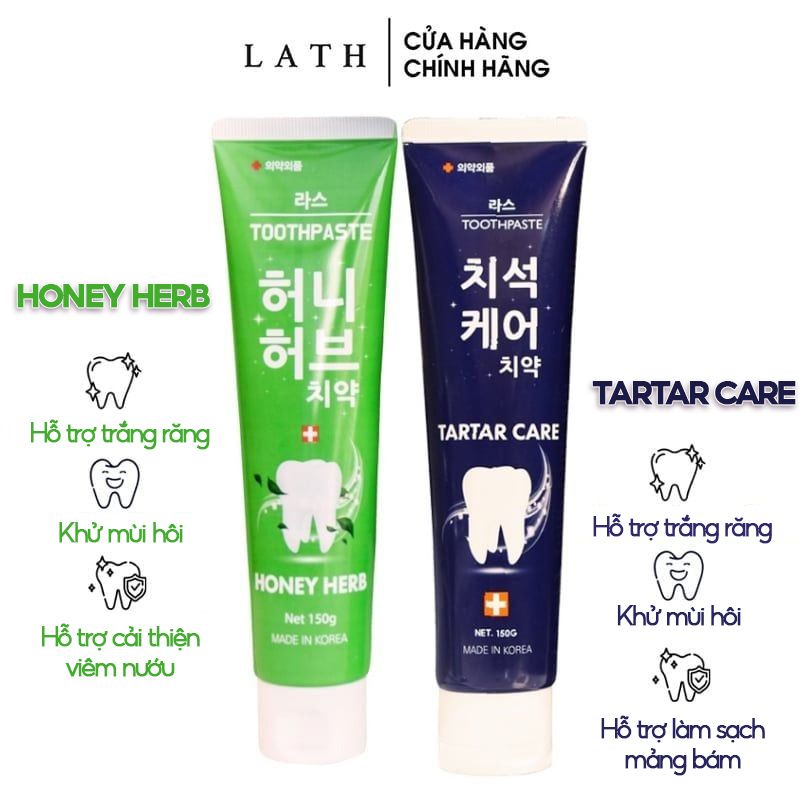 Kem Đánh Răng Bảo Vệ Nướu, Làm Sạch Mảng Bám, Hỗ Trợ Giảm Ố Vàng Lath Toothpaste 150g