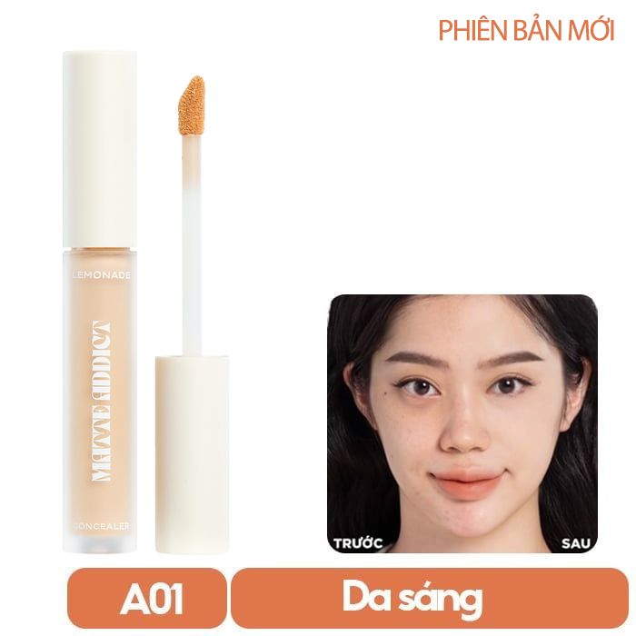 Kem Che Khuyết Điểm Kiềm Dầu Lemonade Matte Addict Concealer