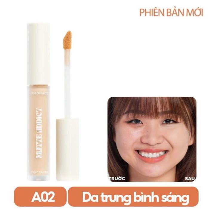 Kem Che Khuyết Điểm Kiềm Dầu Lemonade Matte Addict Concealer