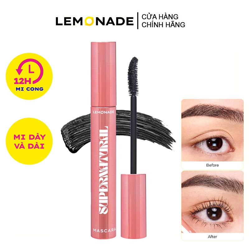 Mascara Làm Mi Cong Dày, Lâu Trôi Lemonade Supernatural Mascara Black 7.5g