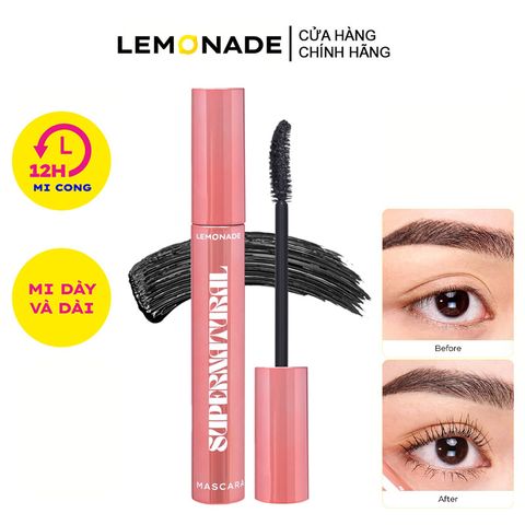 Mascara Làm Mi Cong Dày, Lâu Trôi Lemonade Supernatural Mascara Black 7.5g