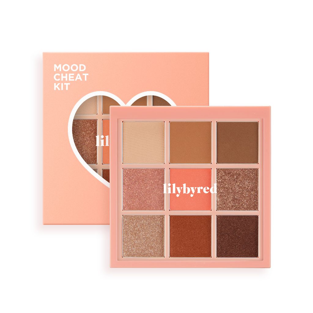 Bảng Phấn Mắt 9 Ô Lilybyred Mood Cheat Kit - 01 Peach Energy