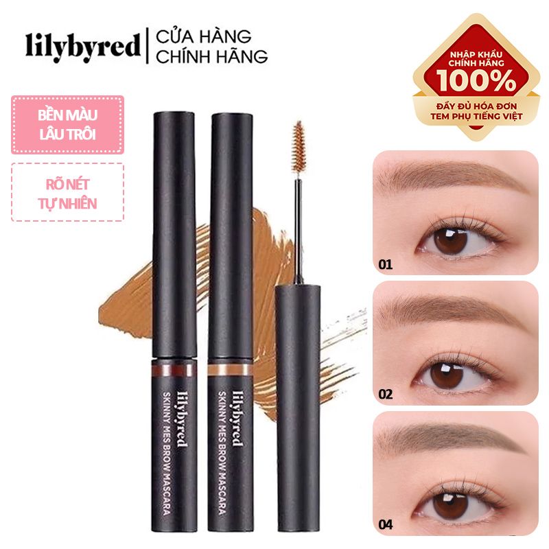 Mascara Chân Mày Siêu Tự Nhiên Lilybyred Skinny Mes Brow Mascara 3.5g