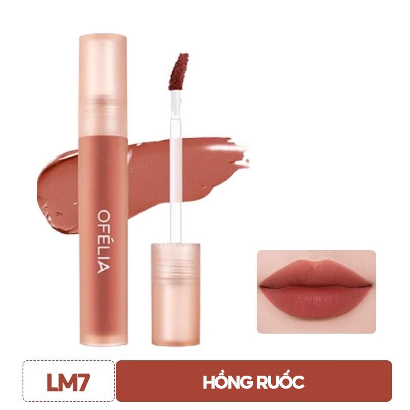 Son Kem Lì, Mịn Môi, Lâu Trôi OFÉLIA Uncovered Lip Mousse 4.3g