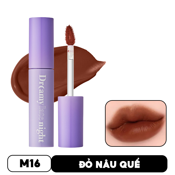 [Màu 9-17] Son Kem Lì, Mịn Mượt Nhẹ Môi Merzy Dreamy Late Night Mellow Tint 4g