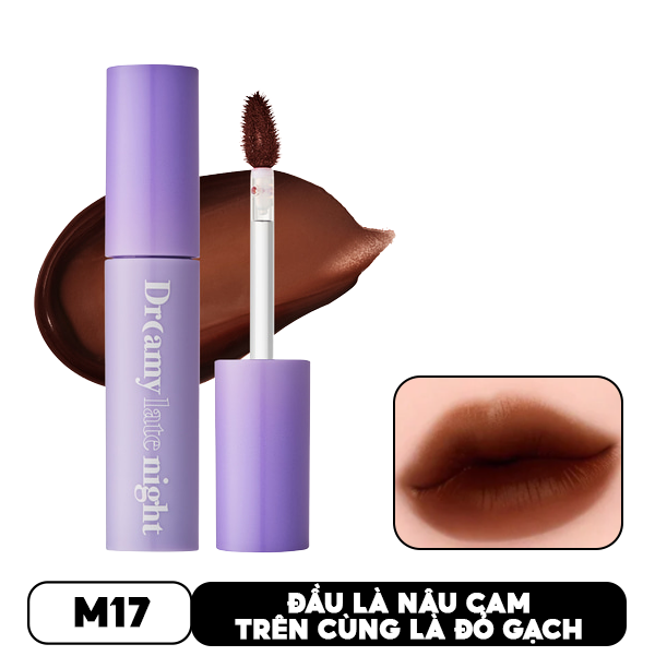 [Màu 9-17] Son Kem Lì, Mịn Mượt Nhẹ Môi Merzy Dreamy Late Night Mellow Tint 4g