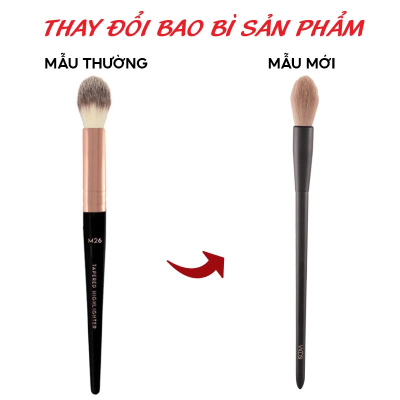 Cọ Đánh Bắt Sáng Highlight Vacosi Tapered Highlighter Brush - M26