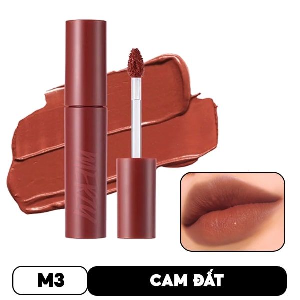 [Màu 1-6] Son Kem Lì, Siêu Mịn Môi Merzy Bite The Beat Mellow Tint 4g