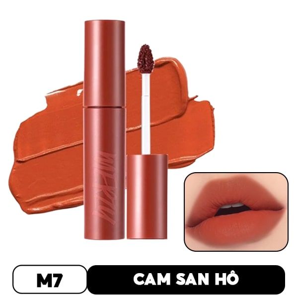 [Màu 1-6] Son Kem Lì, Siêu Mịn Môi Merzy Bite The Beat Mellow Tint 4g