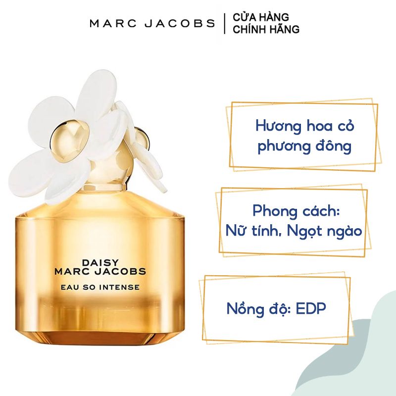 Nước Hoa Cao Cấp Hương Thơm Ngọt Ngào, Sang Trọng Marc Jacobs Daisy Eau So Intense Eau De Parfum