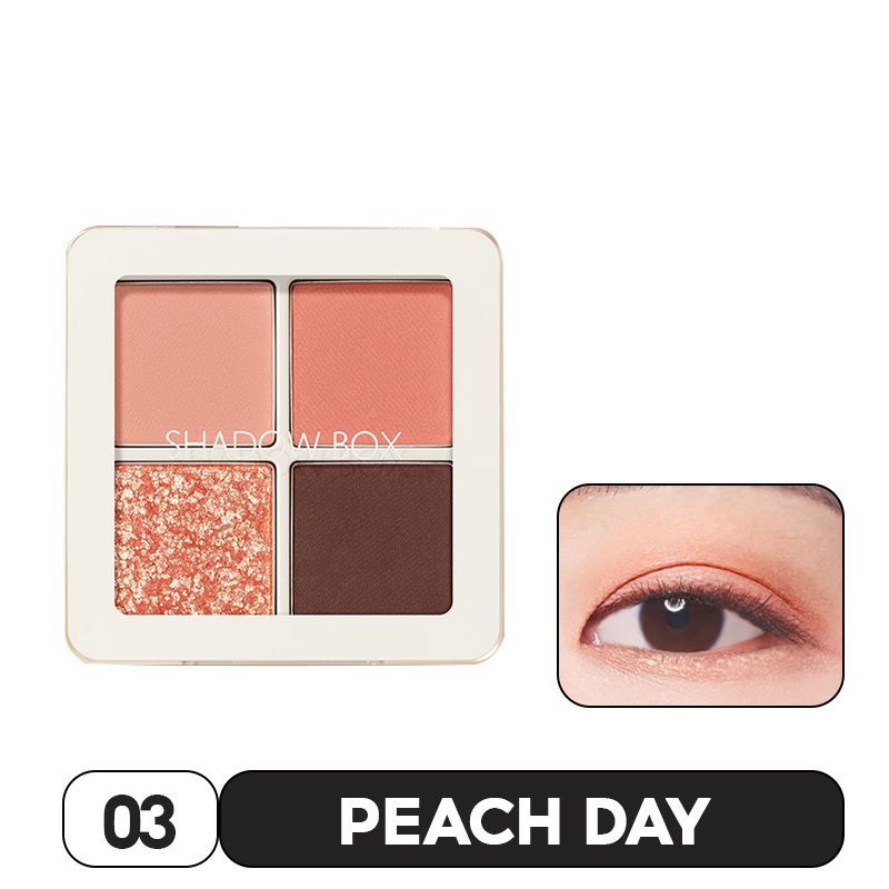 Bảng Phấn Mắt 4 Màu The Saem Saemmul Shadow Box 3.6g