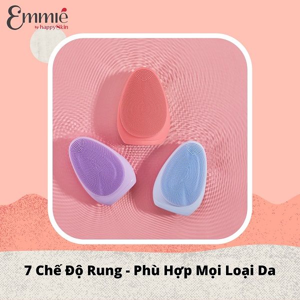 Máy Rửa Mặt Emmié By Happy Skin Premium Facial Cleansing Brush