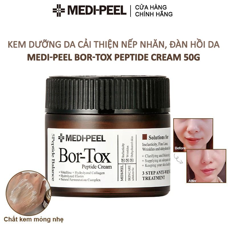 Kem Dưỡng Da Cải Thiện Nếp Nhăn, Đàn Hồi Da Medi-Peel Bor-Tox Peptide Cream 50g