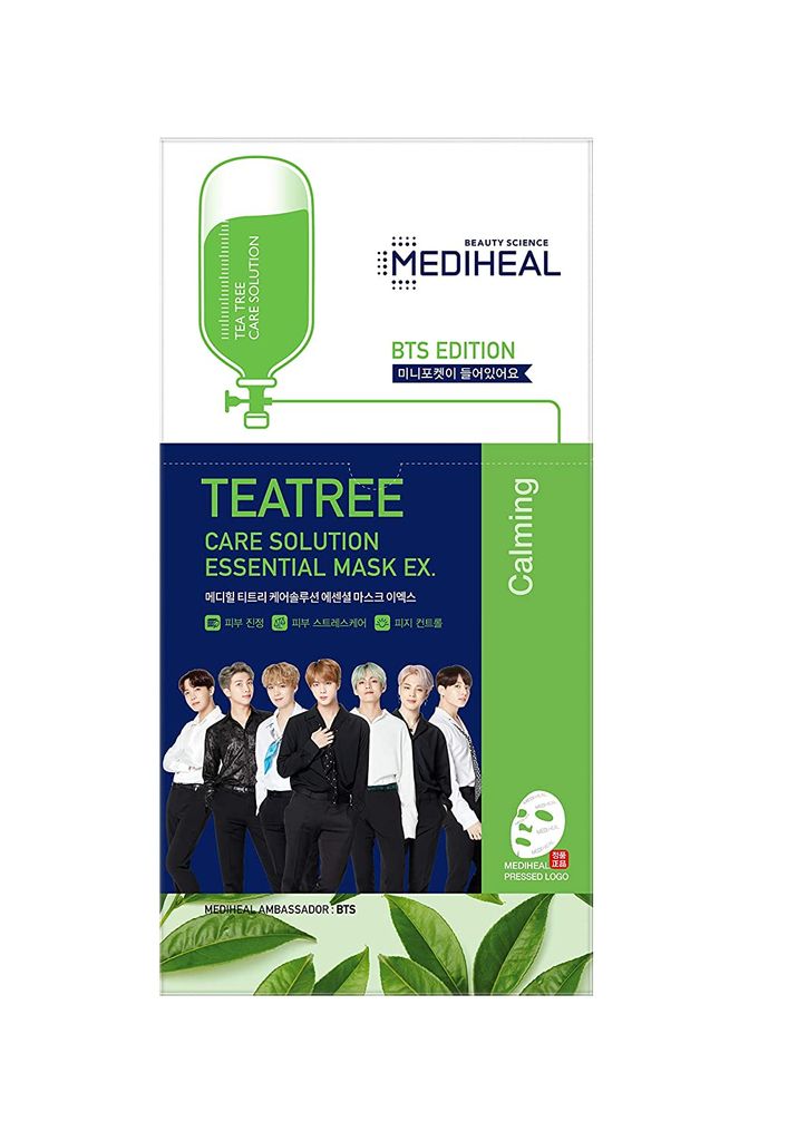 [Mediheal x BTS] Mặt Nạ Tràm Trà Hỗ Trợ Giảm Mụn Mediheal x BTS Tea Tree Care Solution Essential Mask Ex