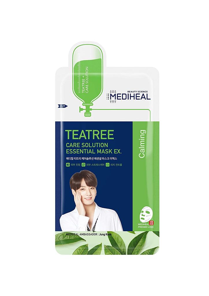 [Mediheal x BTS] Mặt Nạ Tràm Trà Hỗ Trợ Giảm Mụn Mediheal x BTS Tea Tree Care Solution Essential Mask Ex