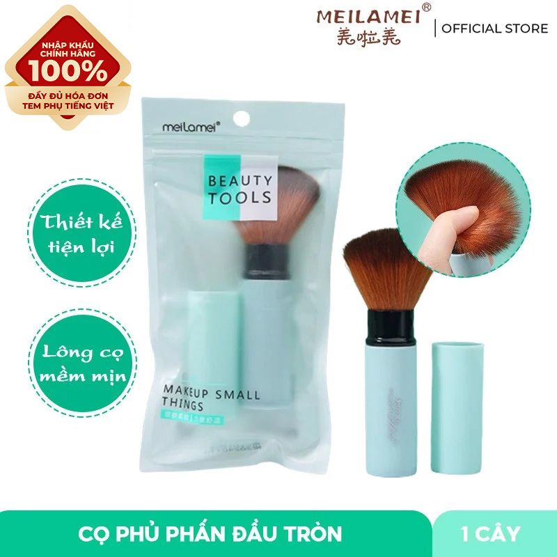 [NHẬP KHẨU] Cọ Phủ Phấn Đầu Tròn Meilamei Beauty Tools Makeup Small Things MLM-Y504