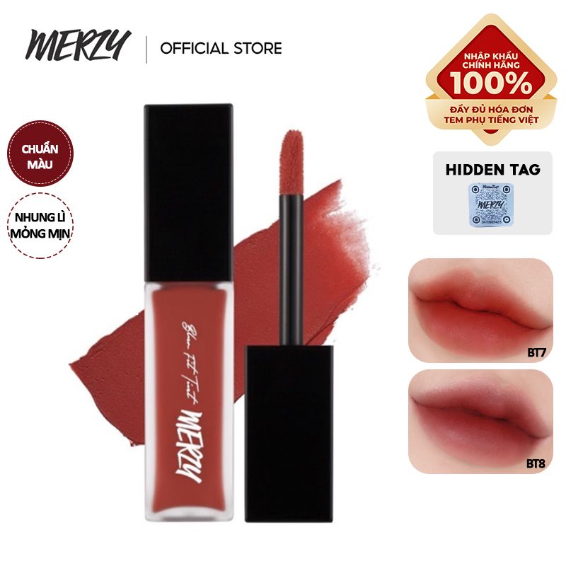 Son Kem Lì, Lên Màu Chuẩn, Mịn Mượt Merzy Blur Fit Tint 6g