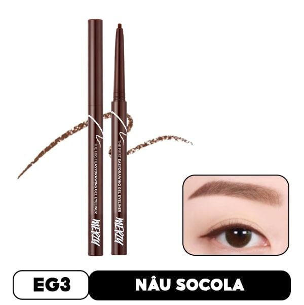 Chì Kẻ Mắt Chống Trôi Merzy Easydrawing Gel Eyeliner 0.14g