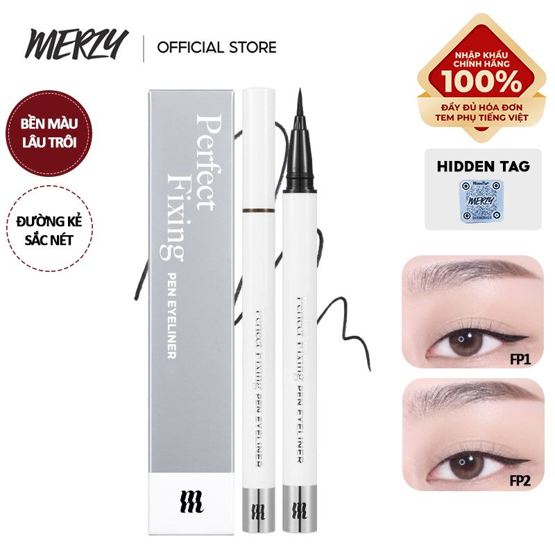 Bút Kẻ Mắt Nước Chống Trôi Merzy The First Pen Eyeliner 0.5g