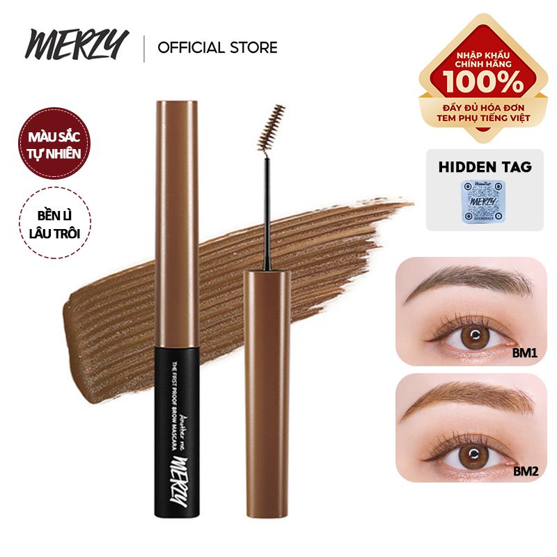 Mascara Chân Mày Bền Màu, Lâu Trôi Merzy The First Proof Brow Mascara 3.5g