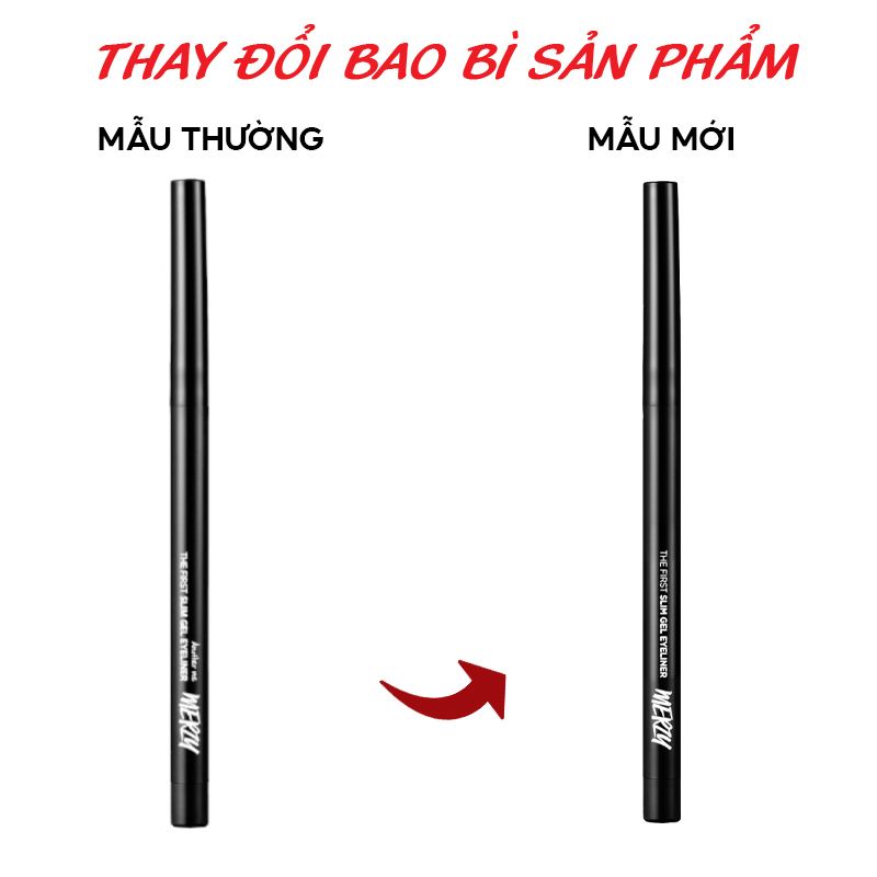 Chì Kẻ Mắt Siêu Mảnh Chống Trôi, Siêu Bền, Siêu Lì Merzy The First Slim Gel Eyeliner 0.05g