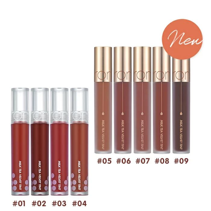 Son Kem Lì Hàn Quốc Mịn Mượt Như Nhung Romand Milk Tea Velvet Tint Ver 2 4.4g