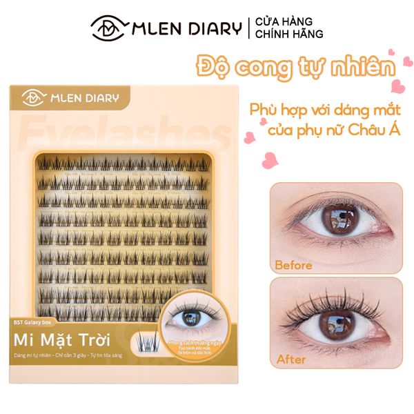 Lông Mi Giả Mlen Diary Tách Sợi Mặt Trời Cho Mắt To Tự Nhiên