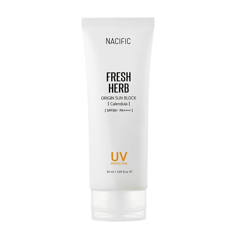 Kem Chống Nắng Làm Dịu Da Chiết Xuất Hoa Cúc NACIFIC Fresh Herb Origin Sun Block Calendula SPF 50+/PA++++ 50ml (date 12/2024)