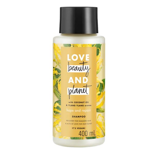 Dầu Gội Phục Hồi Tóc Hư Tổn Love Beauty And Planet Hope And Repair Shampoo 400ml