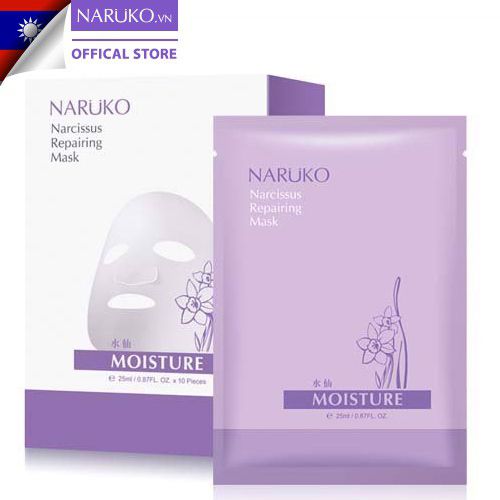 Mặt Nạ Giúp Da Săn Chắc, Làm Mờ Nếp Nhăn Chiết Xuất Hoa Thủy Tiên Naruko Narcissus Repairing Mask 26ml