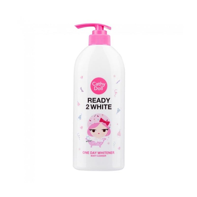 Sữa Tắm Giúp Trắng Da, Ngăn Ngừa Da Xỉn Màu Cathy Doll Ready 2 White One Day Whitener Body Cleanser 500ml