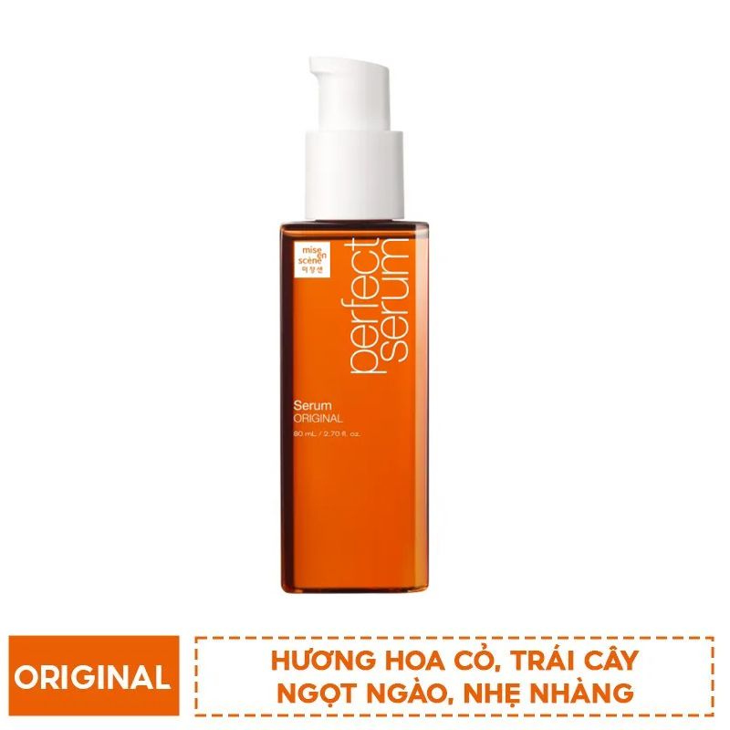 Tinh Chất Dưỡng, Phục Hồi Tóc, Giữ Nếp Tóc Khi Tạo Kiểu Mise En Scene Perfect Serum