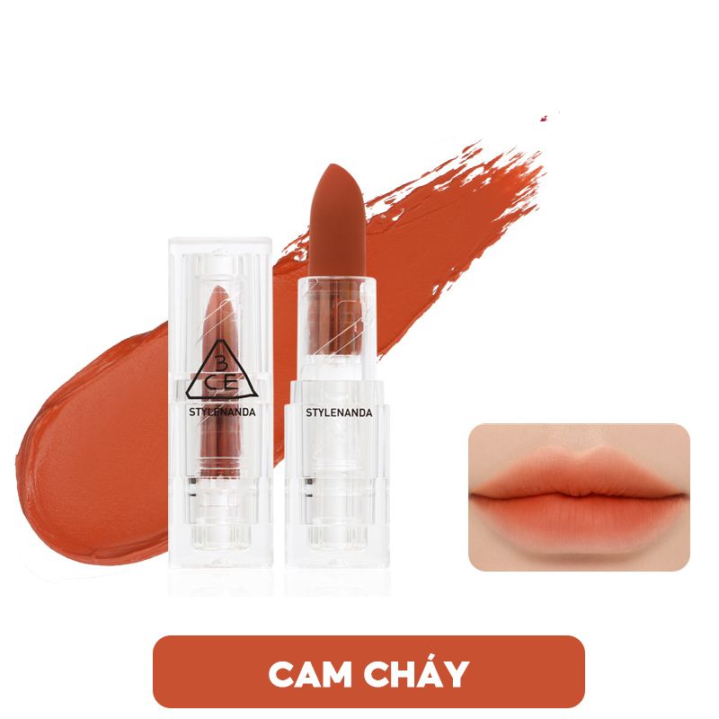 [PHIÊN BẢN GIỚI HẠN] Son Thỏi Lì, Lên Màu Chuẩn 3CE Soft Matte Lipstick 3.5g