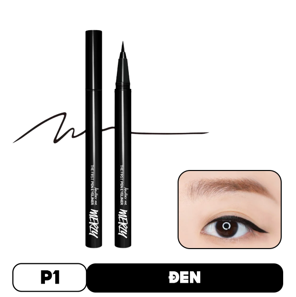 Bút Kẻ Mắt Nước Chống Trôi Merzy The First Pen Eyeliner 0.5g