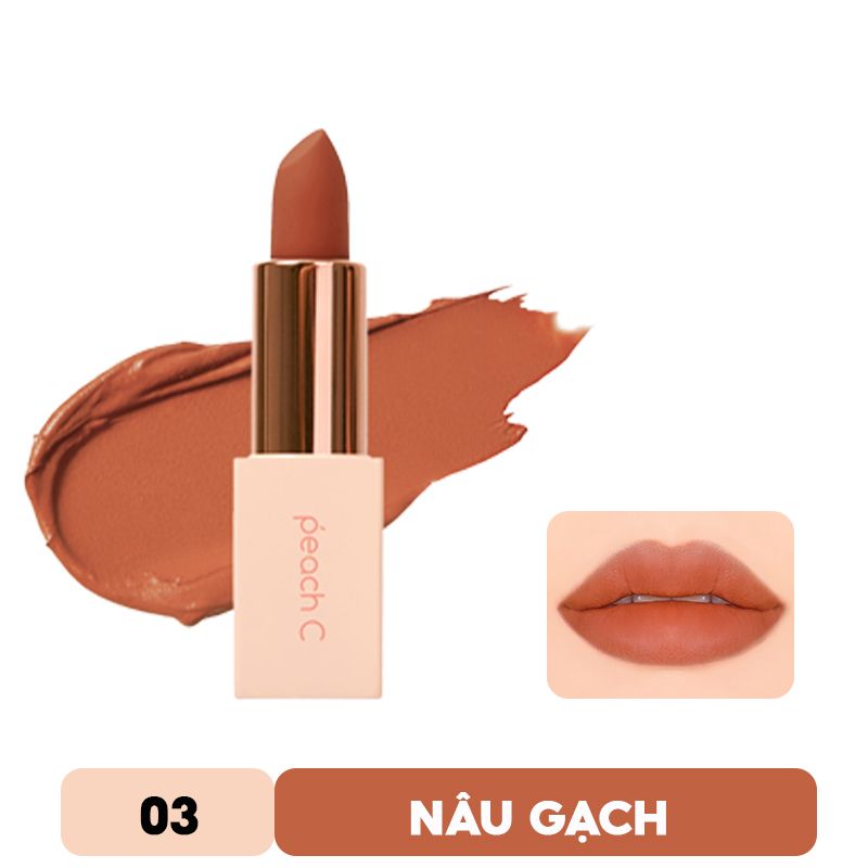 Son Thỏi Lên Màu Chuẩn, Mềm Mại Môi Peach C Four Season MLBB Lipstick 3.6g - 03 IN THE AIR