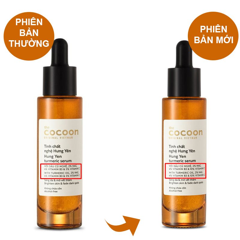 Serum Cocoon Tinh Chất Nghệ Hưng Yên Cocoon Hung Yen Turmeric Serum 30ml