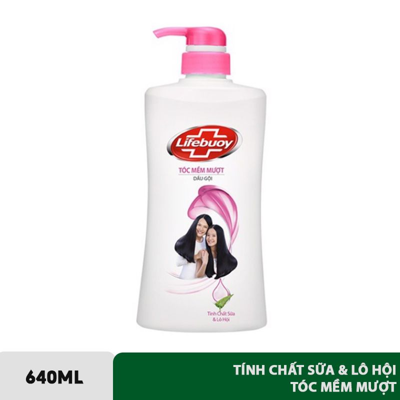 [640g] Dầu Gội Lifebuoy Dưỡng Tóc Dày, Mềm Mượt & Kháng Khuẩn #MỀM MƯỢT & KHÁNG KHUẨN